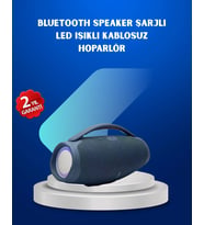 Ipx5 Su Geçirmez Taşınabilir Bluetooth Hoparlör Renkli Işıklı