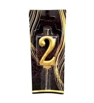 2 Yaş Gold Rakam Mum M175