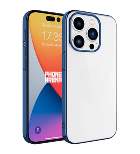 Apple iPhone 15 Pro Max Kılıf Sert PC Renkli Çerçeveli Zore Riksos Kapak