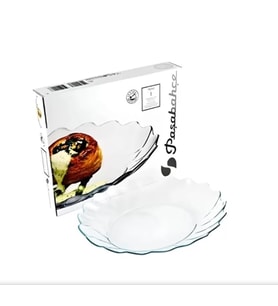Paşabahçe 10411 Hasır Kayık Tabak Açık Mavi 29 Cm