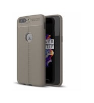 OnePlus 5 Uyumlu Kılıf Zore Niss Silikon Kapak (Gri)