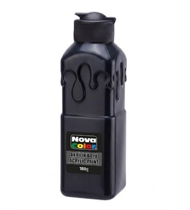 Nova Color Akrilik Boya 180Gr Siyah