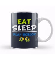Eat Sleep Play Roblox Kupa Bardak Porselen