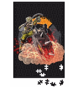 Overwatch One Fanwart Junkrat Puzzle 240 Parça Yapboz