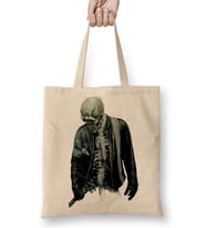 Skull Music Müzik Bez Çanta Uzun Saplı