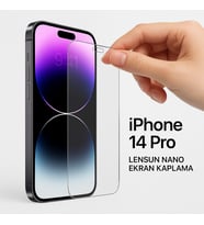 Apple Uyumlu iPhone 14 Pro Lensun Nano Ekran Kaplama
