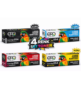 Canon MF-640C Muadil Toner - 4 Renk Set - Standart Kapasite