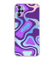 PrintiFy General Mobile GM 21 Pro Uyumlu Kamera Korumalı Renkli Desen Tasarımlı Şeffaf  Kılıf
