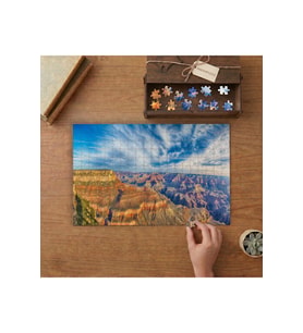 Dağlar - Gökyüzü - Manzara Tasarımı 240 parça Ahşap Puzzle Ahşap Kutuda MP08422