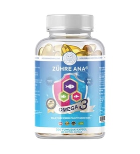 Zühre Ana Omega 3 Balık Yağı - 200 Kapsül