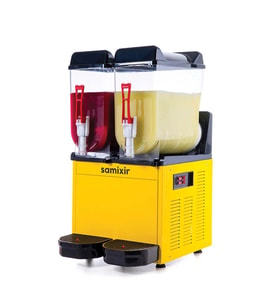 Samixir SLUSH24.Y Slush Twin-2li ice Slush Makinesi-2x12 Litre-Sarı