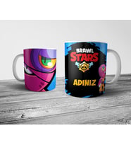 Pixxa  Brawl Stars TARA Kişiye Özel İsimli Kupa Bardak
