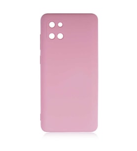 Samsung Galaxy Note 10 Lite Kılıf Özel Orijinal Lansman Serisi, İçi Kadife, Pürüzsüz Yumuşak ve Mat TPU Silikon (Açık Pembe)