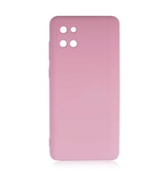 Samsung Galaxy Note 10 Lite Kılıf Özel Orijinal Lansman Serisi, İçi Kadife, Pürüzsüz Yumuşak ve Mat TPU Silikon (Açık Pembe)