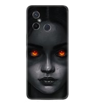 Xiaomi Redmi 12C Kılıf Resimli Desenli Silikon Platinium Series Dark Woman 1887