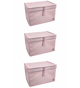 Çok Amaçlı Düzenleyici Kutu Organizer Cırt Cırtlı Hurç Mega Plus Boy 40cm X 30cm X 70cm (3 Adet)