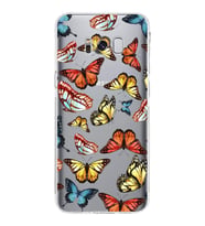 PrintiFy Samsung Galaxy S8 Plus ile Uyumlu Water Color 2  Kamera Korumalı Şeffaf  Kılıf