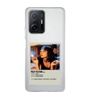 Redmi Mi 11T/Mi 11T Pro Uyumlu Pulp Fiction Minimalist Poster Desenli Şeffaf Telefon Kılıfı