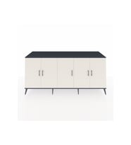 Kronos Konsol 3 Raflı 5 Kapaklı 220x59x99 Antrasit-Aytaşı/Aytaşı
