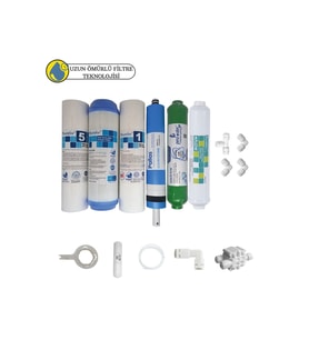 Purefer Açık kasa çift sedimentli Sertifikalı 6li Pallas mebran  alkalili