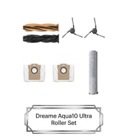 Dreame Aqua10 Ultra Roller uyumlu Yedek fırça Merdane Torba seti