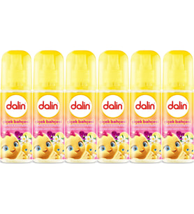 Dalin Bebek Kolonyası 150ML Çiçek Bahçesi (Menekşe-Yasemin-Limon Kokulu) (6 Lı Set)