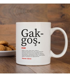 Kişiye Özel Kupa Bardak, Söz Yazılı Kupa Bardak, Gakgoş Yazılı Bardak,