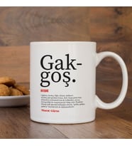 Kişiye Özel Kupa Bardak, Söz Yazılı Kupa Bardak, Gakgoş Yazılı Bardak,