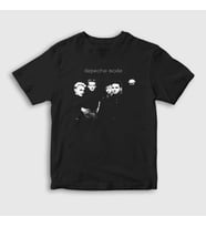 Presmono Unisex Çocuk Siyah Young Depeche Mode T-Shirt 141662tt