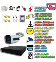 XM Pro 5MP Akıllı Gece Görüşlü Güvenlik Kamera Sistemi