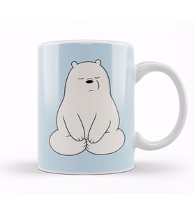 We Bare Bears Ice Bear Kupa Bardak Porselen