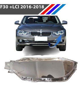 BMW F30+LCİ Far Camı Sol 2016-2018