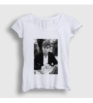 Presmono Kadın Beyaz Magnus Carlsen Büyükusta Satranç T-Shirt 424251tt (Beyaz)