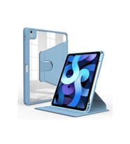 Apple iPad Air 10.9 2020 (4.Nesil) Uyumlu Kılıf Zore Nayn Dönebilen Standlı Kılıf (Açık Mavi)