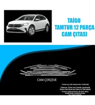 Volkswagen Taigo Uyumlu Tamtur Krom Çerçeve (Beyaz)