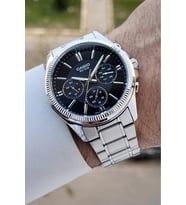Casio CSISTE186 Kadranı Siyah Kordonu Gümüş Renk Hediye Paketli Erkek Kol Saati