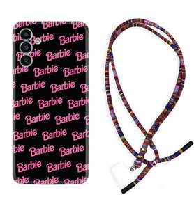 Samsung A23 A31 A32 A50 A51 A52 A53 A70 Kılıf Boyun Asklı Rasta Silikon Barbie 1404