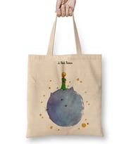 Küçük Prens Le Petit Prince Bez Çanta Uzun Saplı