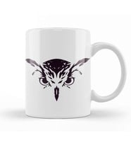 Owl Head Kupa Bardak Porselen