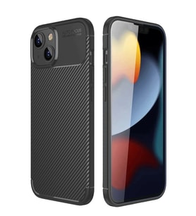 Durukar® iPhone 14 Kılıf Auto Focus Karbon Kapak - Siyah