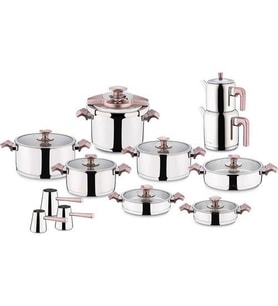 Aryıldız King Rose Cam 22 Parça İdeal Set (Karışık)