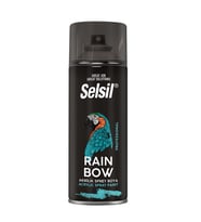 Selsil Rainbow Akrilik Sprey Boya 400 ml Parlak Siyah Ral 9005 