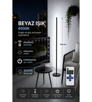 LUMINA Orjinal Beyaz 6000K Kumandalı Lambader 150 CM