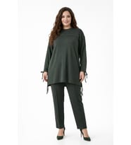 Kadın Taşlı Tunik Pantolon Takım  BGL-ST05429