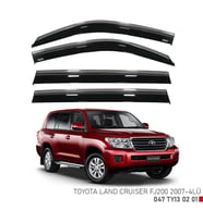 Toyota Land Cruiser Fj200 Kromlu Cam Rüzgarlığı Niken 2007+ (Beyaz)
