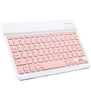 NPO SSA MID8017TB 8" Uyumlu Kablosuz Bluetooth Şarj Edilebilir Klavye - Pembe