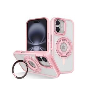 Joko Apple iPhone 16 Banza Magsafe Standlı Kapak - Pembe