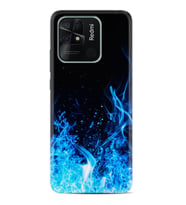 Xiaomi Poco X3 Pro M4 Pro X4 Pro C40 10C Kılıf Desenli Silikon Blue Fire 1678