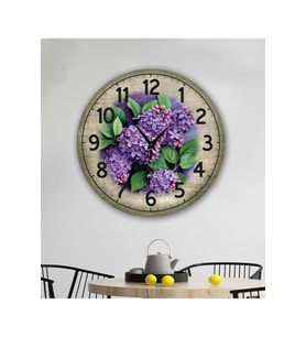 bilge Tasarım retro Duvar Saati 40 x 40 CM (Karışık)