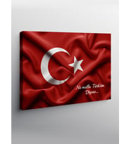 Kanvas Tablo Türk Bayrağı: Gururun Simgesi